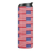 Amerikaanse vlag thermosbeker (Gedraaid links)