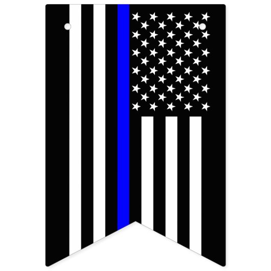 Amerikaanse vlag Thin Blue Line Memorial Symbolisc Vlaggetjes (Tweede vlag)