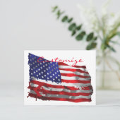 Amerikaanse vlag Thunder_Cove Briefkaart (Staand voorkant)
