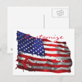 Amerikaanse vlag Thunder_Cove Briefkaart (Voorkant / Achterkant)