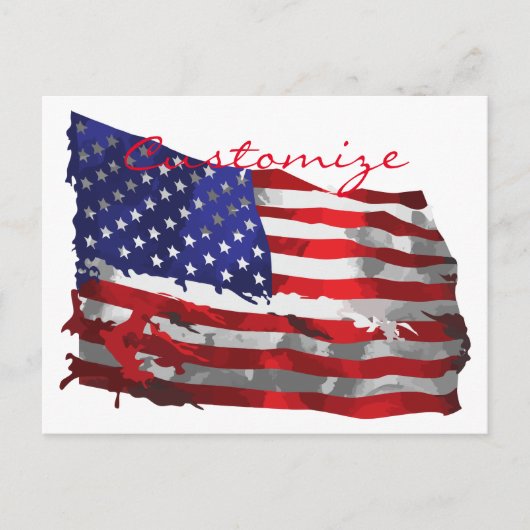Amerikaanse vlag Thunder_Cove Briefkaart (Voorkant)