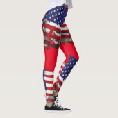 Amerikaanse vlag Thunder_Cove Leggings (Rechts)