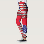 Amerikaanse vlag Thunder_Cove Leggings (Links)