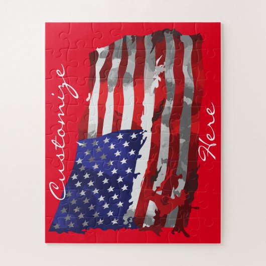  Amerikaanse vlag Thunder_Cove Legpuzzel (Verticaal)