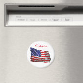  Amerikaanse vlag Thunder_Cove Magneet (Insitu (Vaatwasser))