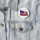 Amerikaanse vlag Thunder_Cove Ronde Button 5,7 Cm (In situ)
