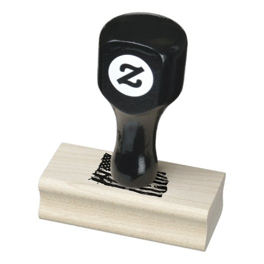  Amerikaanse vlag Thunder_Cove Rubberstempel (Stempel)