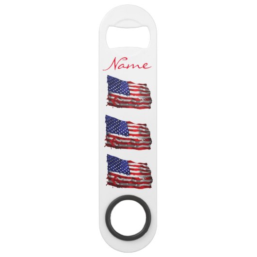 Amerikaanse vlag Thunder_Cove Speed Flessenopener (Voorkant)