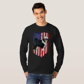 Amerikaanse vlag Tibetan Terrier 4 juli Verenigde  T-shirt (Voorkant volledig)