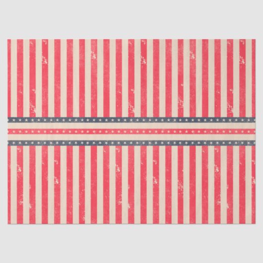  Amerikaanse Vlag Tissue Paper – Verenigde Staten Tissuepapier (Voorkant)