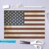 Amerikaanse vlag tissuepapier (Craft)