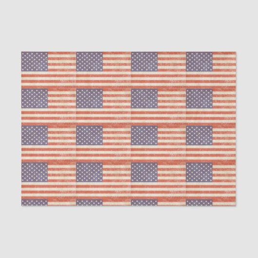 Amerikaanse vlag tissuepapier (Voorkant)