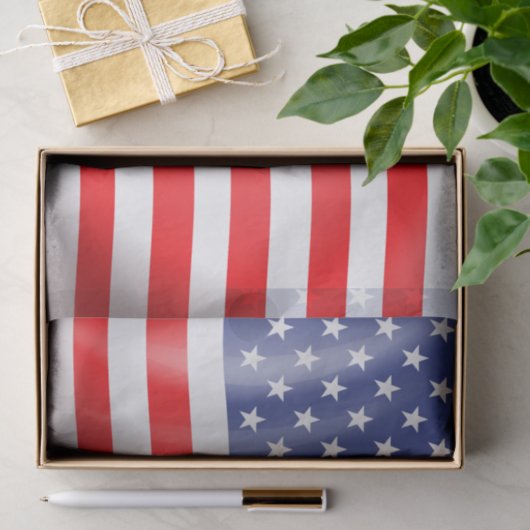 Amerikaanse vlag tissuepapier (Geschenk)