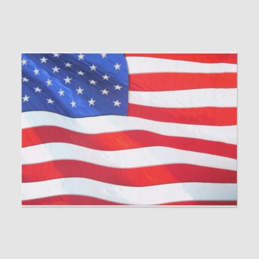 Amerikaanse vlag tissuepapier (Voorkant)