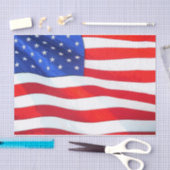 Amerikaanse vlag tissuepapier (Craft)