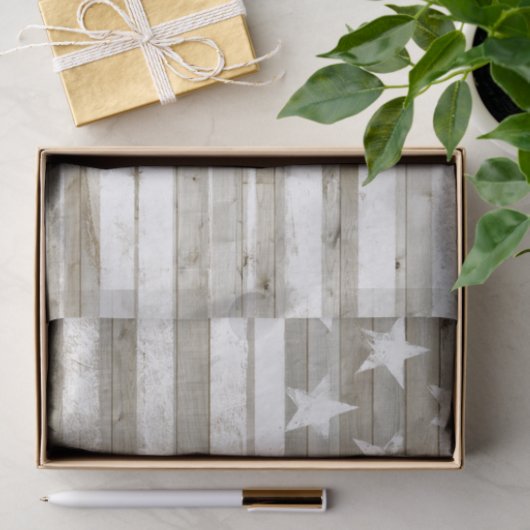 Amerikaanse vlag tissuepapier (Geschenk)