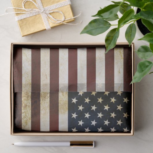  Amerikaanse vlag Tissuepapier (Geschenk)