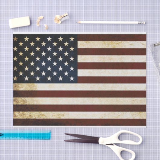  Amerikaanse vlag Tissuepapier (Craft)