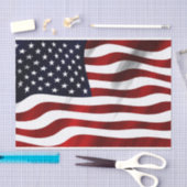 Amerikaanse vlag tissuepapier (Craft)