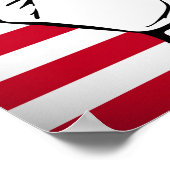 Amerikaanse vlag | Toenemende ist Poster (Hoek)