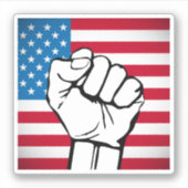 Amerikaanse vlag | Toenemende ist Sticker (Voorkant)