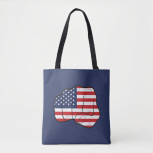Amerikaanse vlag tote bag