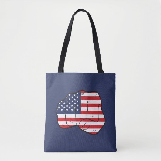 Amerikaanse vlag tote bag (Voorkant)