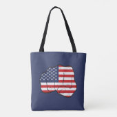Amerikaanse vlag tote bag (Achterkant)