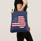 Amerikaanse vlag tote bag (Dichtbij)