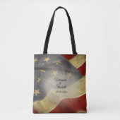Amerikaanse vlag tote bag (Voorkant)
