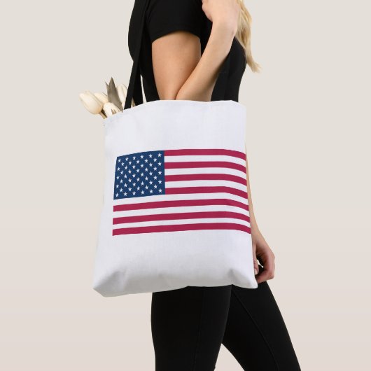 Amerikaanse vlag tote bag (Dichtbij)