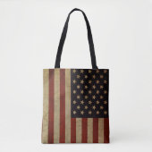  Amerikaanse vlag Tote Bag (Voorkant)