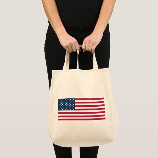 Amerikaanse vlag tote bag (Voorkant (product))