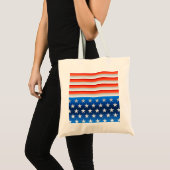 Amerikaanse vlag tote bag (Voorkant (product))