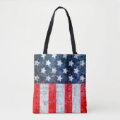Amerikaanse vlag tote bag (Voorkant)