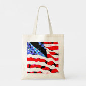 Amerikaanse vlag tote bag (Achterkant)
