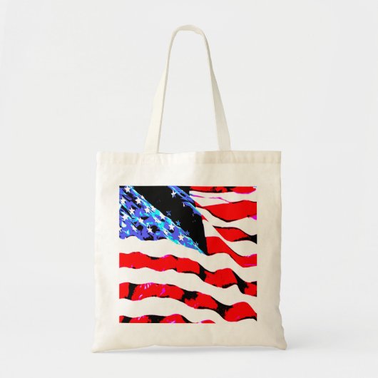 Amerikaanse vlag tote bag (Voorkant)