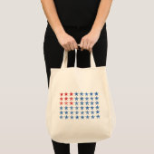 Amerikaanse vlag tote bag (Voorkant (product))