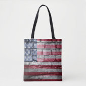 Amerikaanse vlag tote bag (Voorkant)