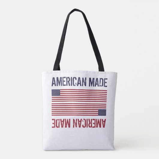 Amerikaanse vlag tote bag (Achterkant)