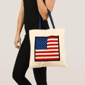 Amerikaanse vlag tote bag (Voorkant (product))