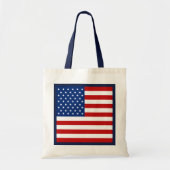 Amerikaanse vlag tote bag (Voorkant)