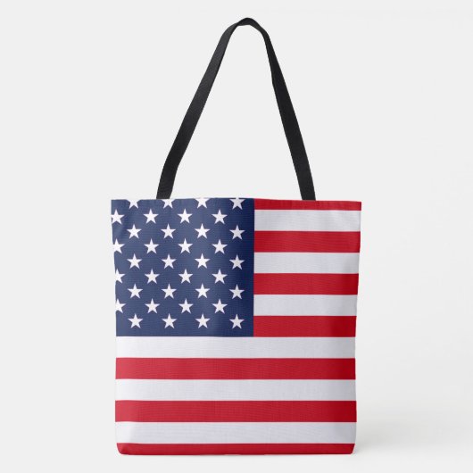 Amerikaanse vlag tote bag (Voorkant)