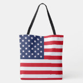 Amerikaanse vlag tote bag (Achterkant)