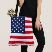 Amerikaanse vlag tote bag (Dichtbij)