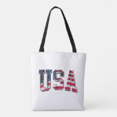 Amerikaanse  vlag tote bag (Achterkant)