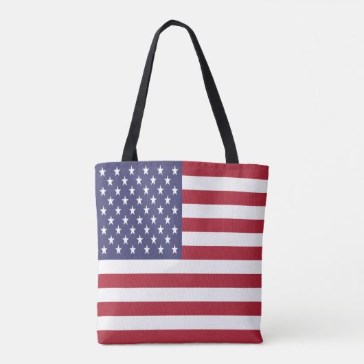 Amerikaanse vlag tote bag (Achterkant)