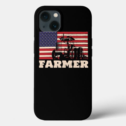 Amerikaanse vlag Tractor Case-Mate iPhone Case (Achterkant)