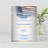 Amerikaanse vlag | Transparantie | Goud Lijst | Lu Kaart (Staand voorkant)