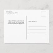 Amerikaanse vlag Trendy: Militaire Pensioenpartij Aankondigingskaart (Achterkant)